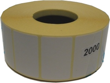 Etiqueta 40x25 blanco