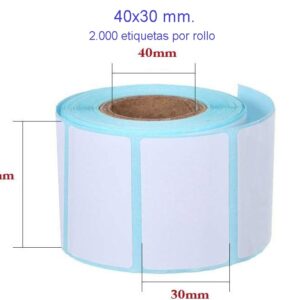 Etiqueta 40x30 Térmico ECO BPA Free