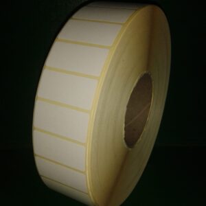 Etiqueta  50x23 Vellum blanco