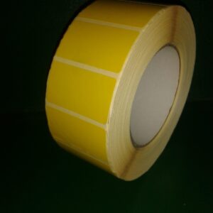 Etiqueta  50x28 Vellum Amarillo