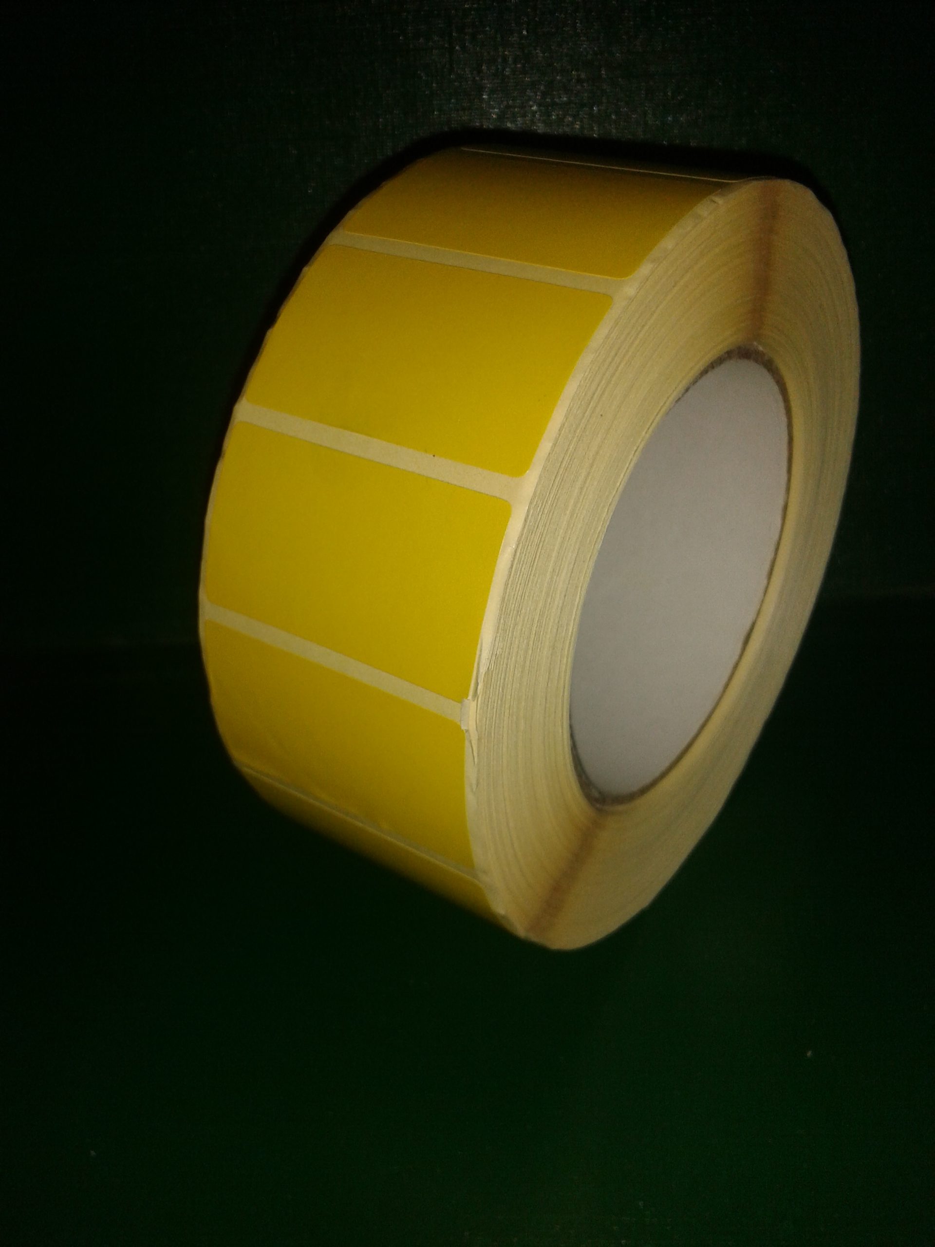 Etiqueta 50x28 Vellum Amarillo