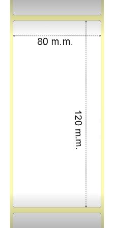 Etiqueta 80x120 Térmico ECO