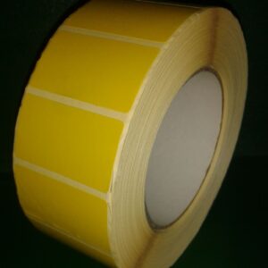Etiqueta 80x40 Amarillo