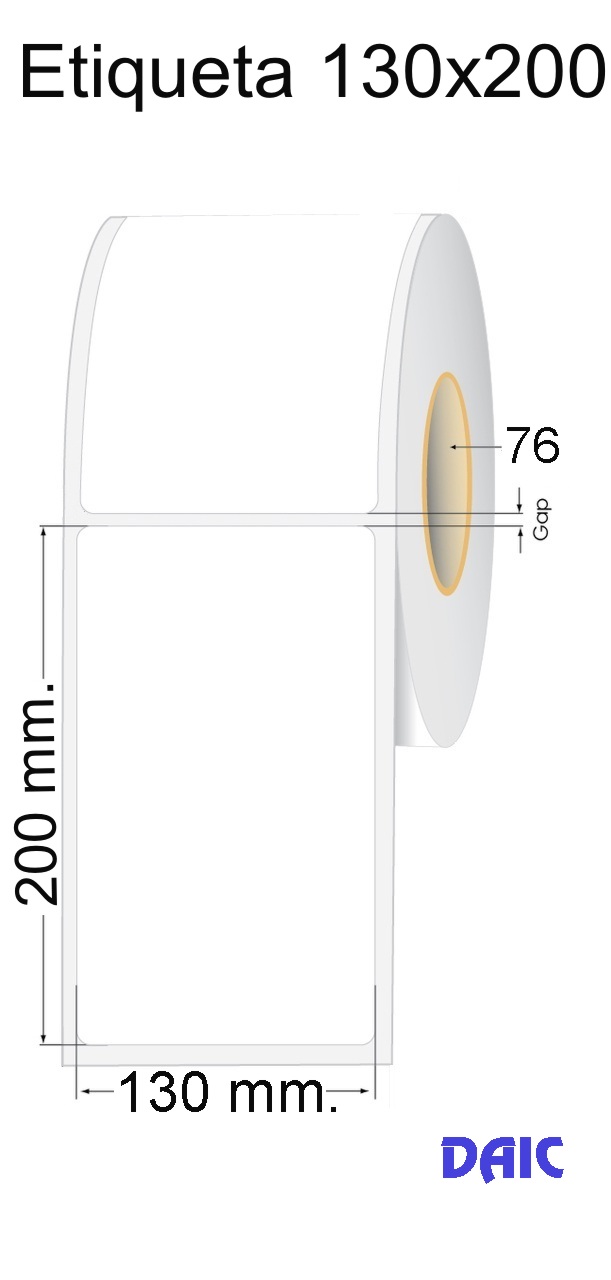 Etiqueta 130x200 Vellum (palet)