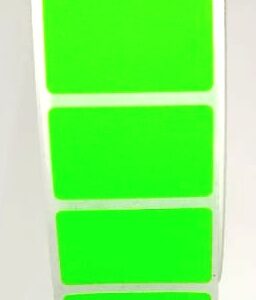 Etiqueta Verde Fluor 60x50