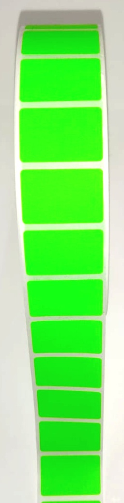Etiqueta Verde Fluor 60x50