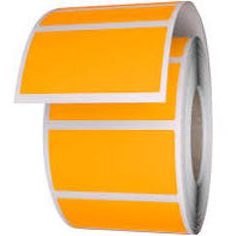 Etiqueta Naranja Fluor 60x50